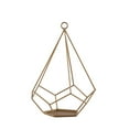 thumbnail image 3 of BalsaCircle 2 Pieces 9" Gold Geometric Pentagon Hanging Candle Holders Party Centerpieces, 3 of 8