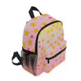 thumbnail image 2 of FORMRS School Backpack with Front Zippered Pocket 12" Student Travel Daypack, Gradient Pink Stars, 2 of 6