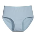 thumbnail image 4 of Bosfbaoi Underwear For Women Plus Size Seamless Underwear Mid-Rise Cotton Lined Panties, 4 of 7
