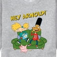 thumbnail image 3 of Hey Arnold! - Arnold, Gerald, and Abner - Men's Crew Neck Fleece Pullover, 3 of 5