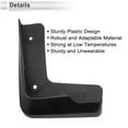 thumbnail image 3 of Unique Bargains 1set Front and Rear Mud Flaps Splash Guards Mud Guards for Mazda 2(Hatchback) 2008-2014 W/Mount Accessories, 3 of 5