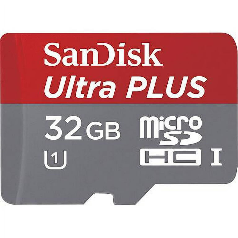 SanDisk 32GB Ultra microSDHC UHS-I Memory Card with Adapter - 120MB/s, C10,  U1, Full HD, A1, Micro SD Card - SDSQUA4-032G-GN6MA [New Version]
