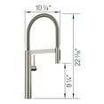 thumbnail image 2 of Blanco 527473 Culina Ii 1.5 GPM Single Hole Pre-Rinse Pull Down Kitchen Faucet - Satin, 2 of 3