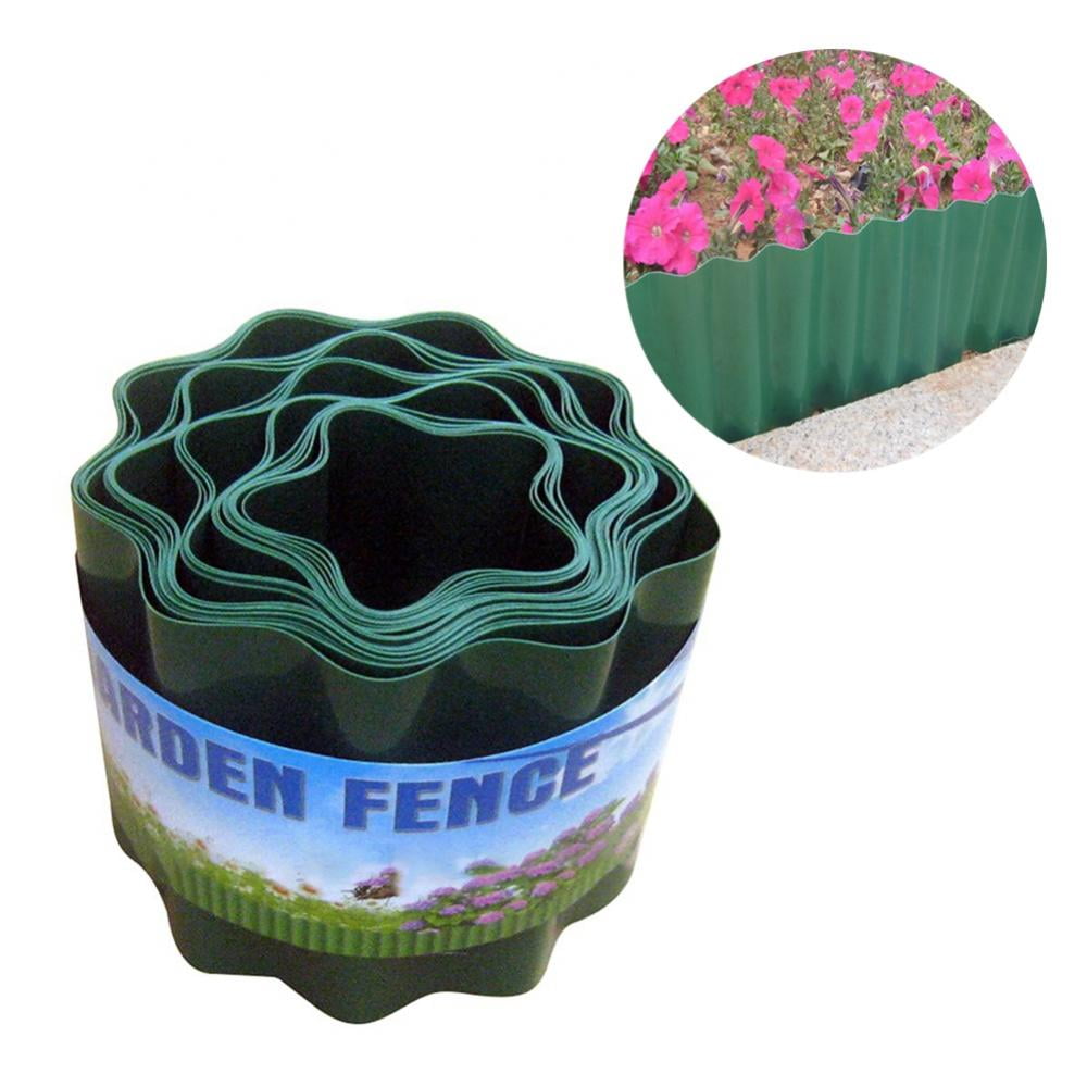 Decocraft Plastic Garden Grass Lawn Edge 50m 150 STRONG Pegs Flexible Edging Border Wall