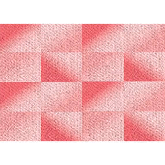 Ahgly Company Indoor Rectangle Patterned Bean Red Area Rugs, 6' x 9'