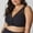 Black, variant on Front Closure Bras for Women Plus Size Push Up Black Full Figure Older Women Ladies Bras 36CD