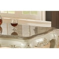 thumbnail image 2 of ACME Chantelle Coffee Table, Natural Marble Top & Pearl White, 2 of 4