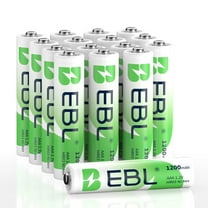EBL Rechargeable AAA Batteries ProCyco High Capacity 1200mAh Premium NiMH Triple A Battery 16 Count