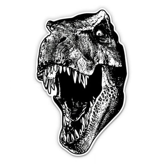 T-Rex Dinosaur - 3" Vinyl Sticker - For Car Laptop Water Bottle Phone - Waterproof Decal