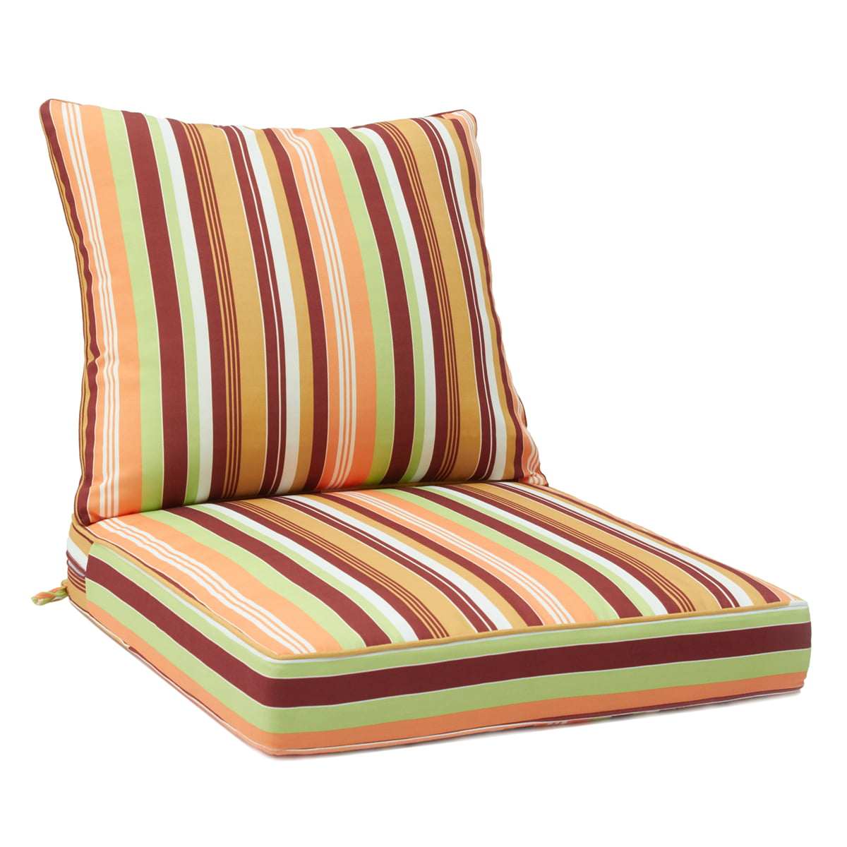 25'' Romhouse Garden Patio Deep Seat Cushion Set High Rebound Foam 