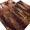 thumbnail image 2 of Yellow Forest Area Rug 5x7 FT, Non Slip Bedroom Throw Carpet, Pine Tree Summer Botanical Modern Art Washable Soft Floor Carpet Non-Shedding Rug for Dining Room Bedside Classroom Desk, 2 of 9