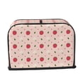 thumbnail image 2 of Honeii Strawberry Print 2 slice Toaster Cover, Two Slice Toaster Dust-proof Cover For Kitchen Small Appliance and Fingerprint Protection, 2 of 7