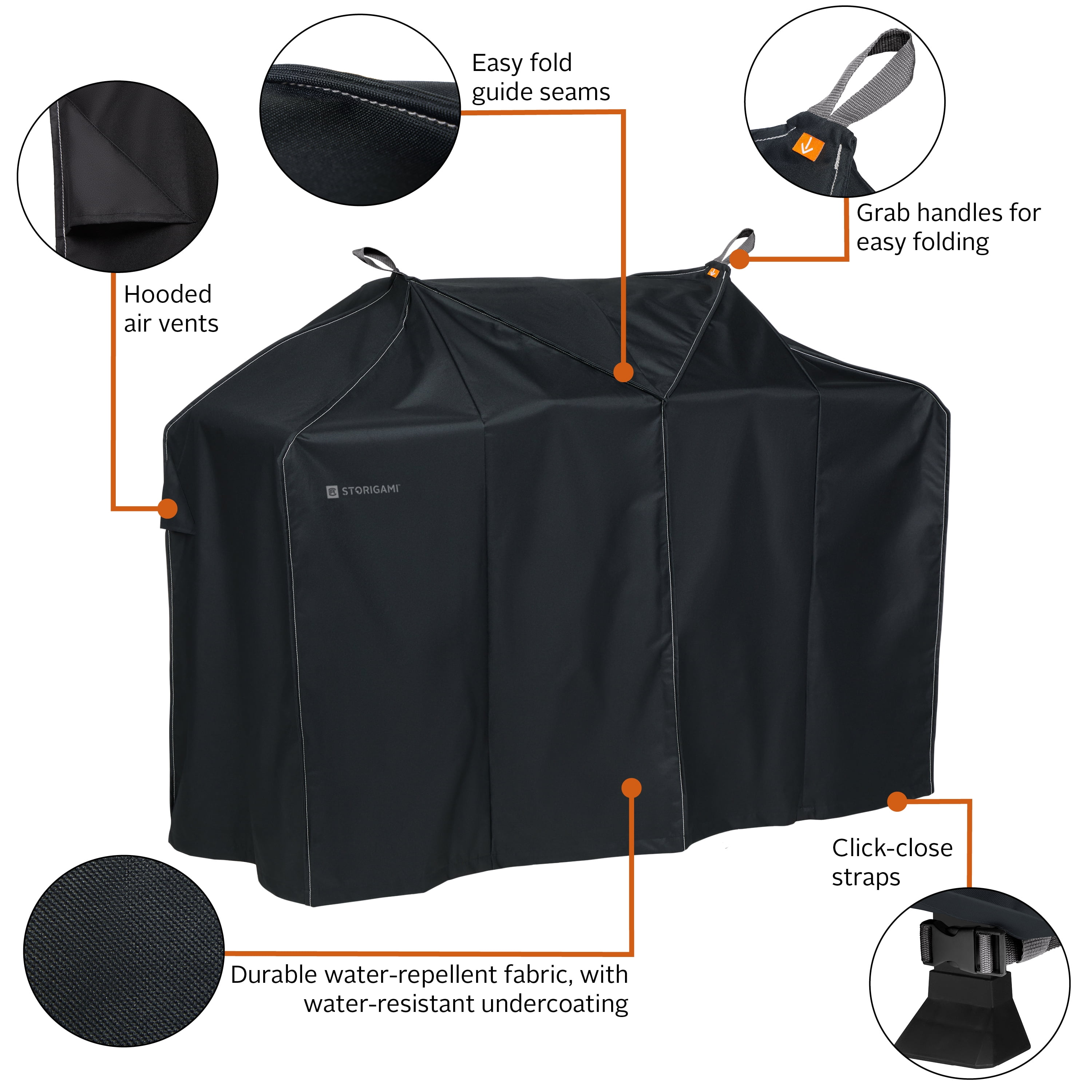 Classic Accessories Storigami BBQ Grill Cover - Thumbnail 4