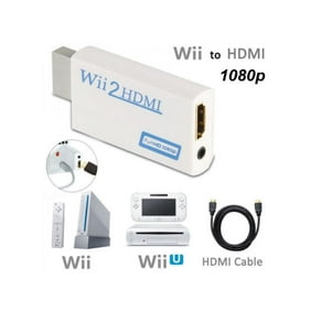 Wii To Hdmi Wii 2 Hdmi Converter Full Hd 1080p Adapter 3 5mm Audio Output Tv Walmart Com Walmart Com
