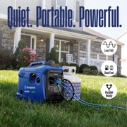 Westinghouse 2800 Peak Watt Portable Gas & Propane Powered Inverter Generator, Dual Fuel, Parallel Capable with CO Sensor