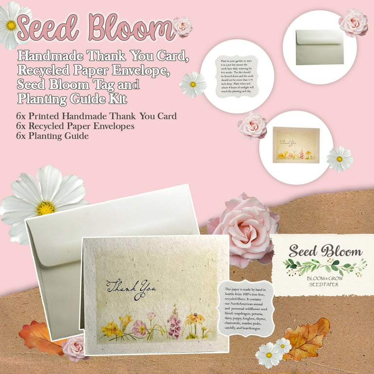 Flower Seed Thank You Cards Best Flower Site