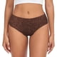 thumbnail image 1 of Fotbe Dark Brown Glitter Calzones Estampados para Mujer – Ropa Interior de Algodón, Cómoda, Suave y Elástica-XX-Large, 1 of 6