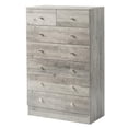 thumbnail image 5 of Spaco Modern Simple 6-Layer 7-Drawer Dresser, Drawer Cabinet with Gold Handle, Gray, 5 of 14