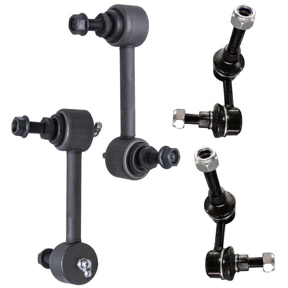 Detroit Axle - Front and Rear Sway Bars for 2006-2010 INFINITI M35 M45, 4 Suspension Stabilizer Sway Bar Links 2007 2008 2009 Replacement