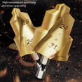 thumbnail image 4 of Water Pipe Lifting Drill Bits Heavy Duty Reaming PPR Pipe Repair Tool with Limited Rotating Groove 6.35mm Hex Shank, 4 of 4