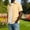 c01Yellow, variant on USNSM Men's Casual Stylish Short Sleeve Button-Up Dress Shirt Summer Vacation Solid Color Cotton Beach Shirts Orange S