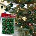 thumbnail image 6 of OAVQHLG3B 60Pcs Christmas Ball Ornaments Sequin Christmas Balls Shatterproof Christmas Tree Ornaments Glitter Christmas Ornaments Plastic Hanging Pearl Balls for Xmas Trees,Holiday Party, 6 of 9