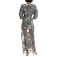 thumbnail image 2 of Cynthia Rowley womens  Silk-Blend Lace Maxi Dress, m, Purple, 2 of 3