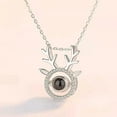 thumbnail image 2 of I Love You A Deer With Your Projection Necklace, 2 of 2