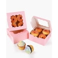 thumbnail image 4 of 50-Pack White Bakery Boxes with Windows: Ideal for Weddings, Birthdays, and Parties - 6x6x3 Inches Pastry Boxes for Cookies, Macarons, 4 of 5