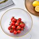 thumbnail image 5 of Plato de fruta para el hogar, plato de aperitivos, mesita para café de sala de estar, plato lateral dorado, 5 of 5