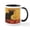 White/Black Inside, variant on CafePress - Le Chat Noir Mug - 11 oz Ceramic Mug - Novelty Coffee Tea Cup