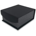 thumbnail image 2 of 1 Qty - Metallic Seal Grey Magnetic Flap Earring / Pendant Jewelry Box - Textured Gift Box, 2 of 3