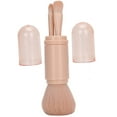 thumbnail image 2 of Juego de Brochas de Maquillaje para Sombra de Ojos, Base, Rubor, Brocha para Quitar el Polvo de U?as con Tapa, Portátil Y Retráctil, Cepillo para polvo de u?as (Rosa) EOTVIA  No, 2 of 7