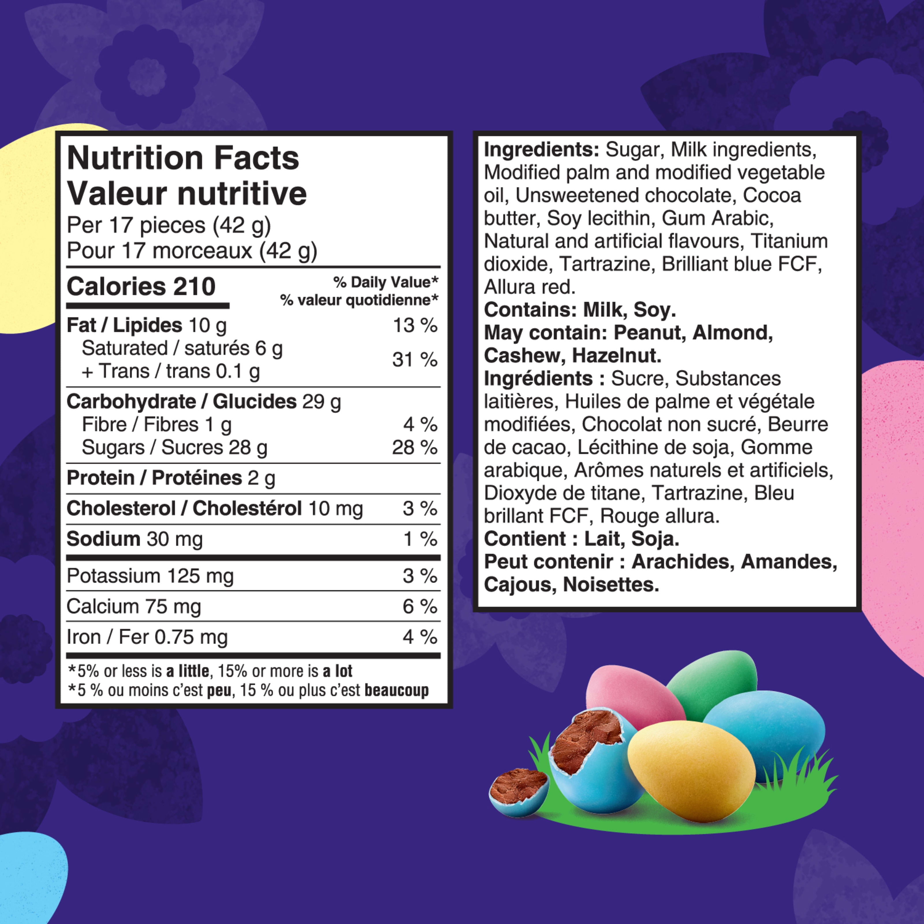 Friandises Cadbury Mini Eggs Pour Pâques (Emballage Familial)