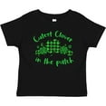 thumbnail image 3 of Inktastic St. Patrick's Day Cutest Clover in the Patch in Plaid Boys or Girls Baby T-Shirt, 3 of 5
