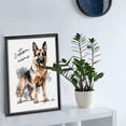 thumbnail image 3 of Lotusprinthandmade Personalized Name German Shepherd Lover Watercolor Style Canvas 12" x 8", german shepherd canvas wall art, german shepherd canvas, german shepherd wall art canvas, 3 of 5