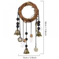 thumbnail image 1 of [CLEARANCE sale]Wall-hung Door Handles Wind Chime Rattan Rings Pray for The Blessing of Bell Witch Wind Chimes, 1 of 6