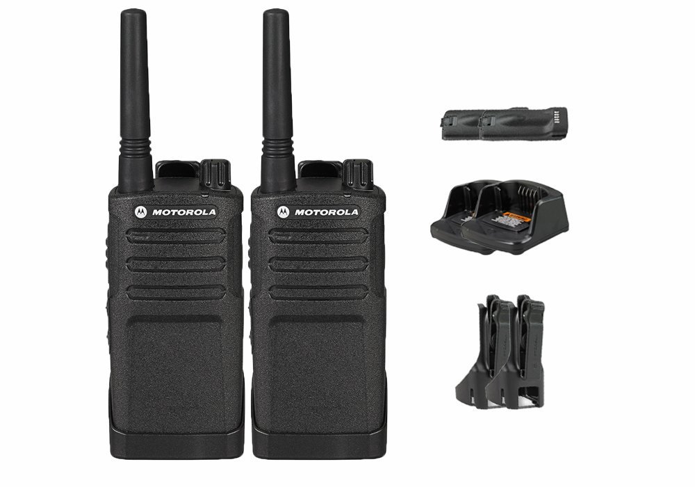 2 Pack of Motorola RMU2040 Business Two-Way Radio 2 Watts/4 Channels