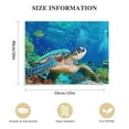 thumbnail image 2 of COMIO Green turtle at Balicasag, Bohol, Canvas Wall Art Print, Sea Turtle Artwork, 2 of 5