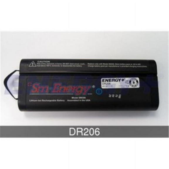 FedCo Batteries Compatible with  ENERGY DR206 Replacement Battery For SM206 NF2040