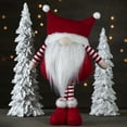 thumbnail image 2 of Northlight Plush Standing Gnome Christmas Decoration - 18.5" - Red and White, 2 of 5