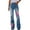 Hot Pink, variant on TSADFHJI Skirts for Girls 10-12 Womens Pants Printed Pattern Loose Flared Hem Jeans Stretch Flared Bottoms L Purple