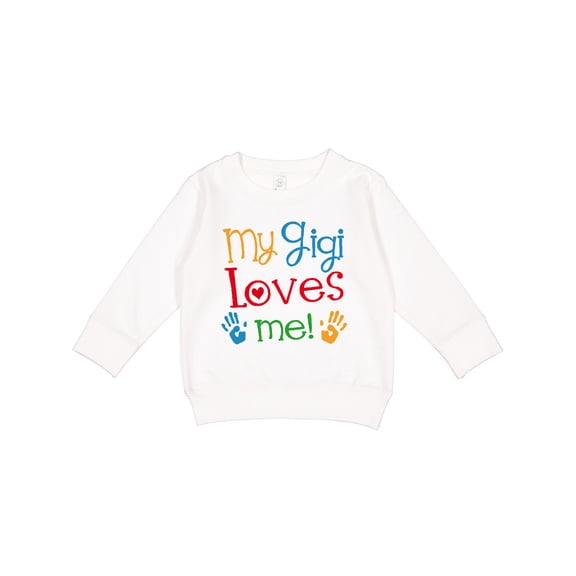 Inktastic My Gigi Loves Me Grandchild Toddler Sweatshirt