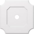 thumbnail image 1 of Ekena Millwork CMP30LE-04000 30 in. OD x 4 in. ID Square Locke Architectural Grade PVC Contemporary Ceiling Medallion, 1 of 3