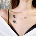 thumbnail image 3 of 24 hojas de tatuajes temporales pegatinas tatuaje para mujeres, niñas tatuaje de arte corporal, 3 of 6