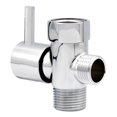 thumbnail image 1 of Adaptador En T De Metal Luxe Con Válvula De Cierre Conector En T De 3 Vías Acabado Cromado Para Bidés Luxe Neo, 1 of 5