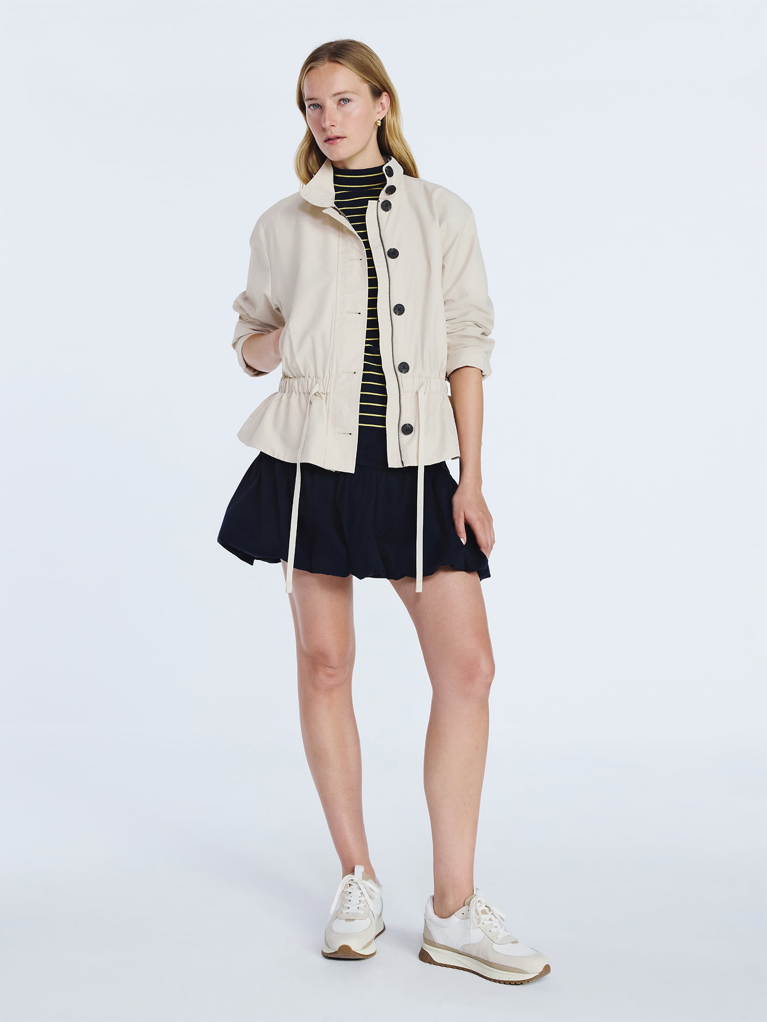 Free Assembly Women's Cinched Parachute Jacket, Sizes XS-XXL