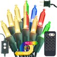 thumbnail image 1 of Cadena de luces Brizled, 10 m, 100 LED, control remoto que cambia de color, 120 V, 1 of 8
