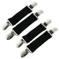 thumbnail image 1 of Stainless Steel Mitten Clips Elastic fs Black, 1 of 4