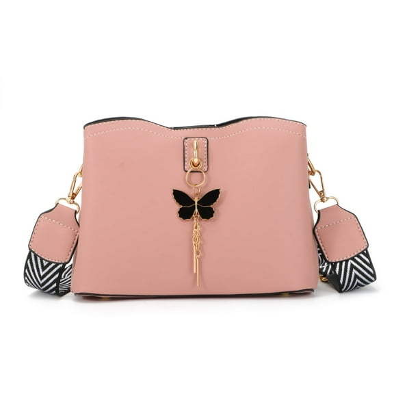 Leather Butterfly Purse for Women Small Trendy Crossbody Shoulder Bag Ladies Fashion Cute White Handbags